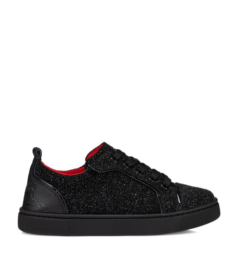 Christian Louboutin Kids Christian Louboutin Kids Funnyto Glitter Low-Top Sneakers