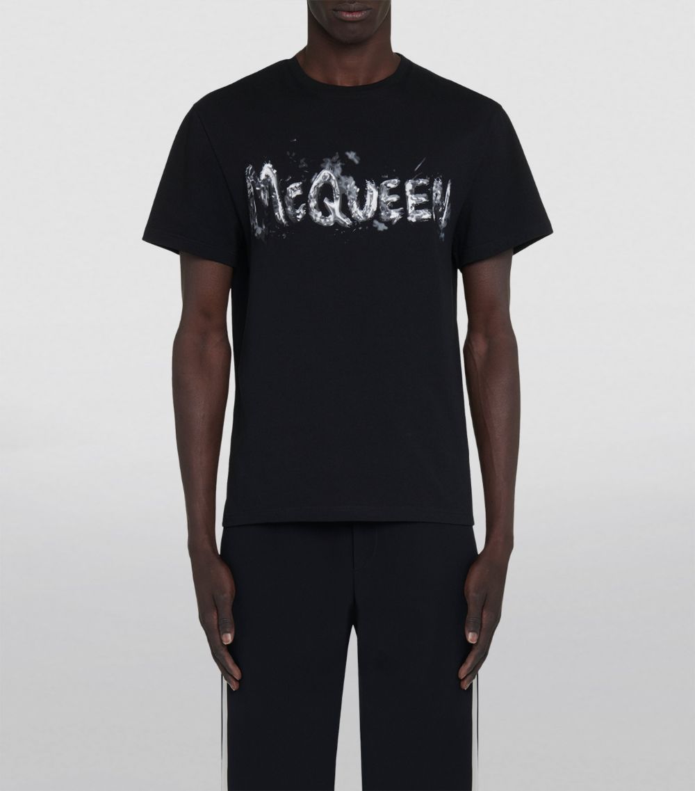 Alexander McQueen Alexander Mcqueen Mcqueen Graffiti T-Shirt