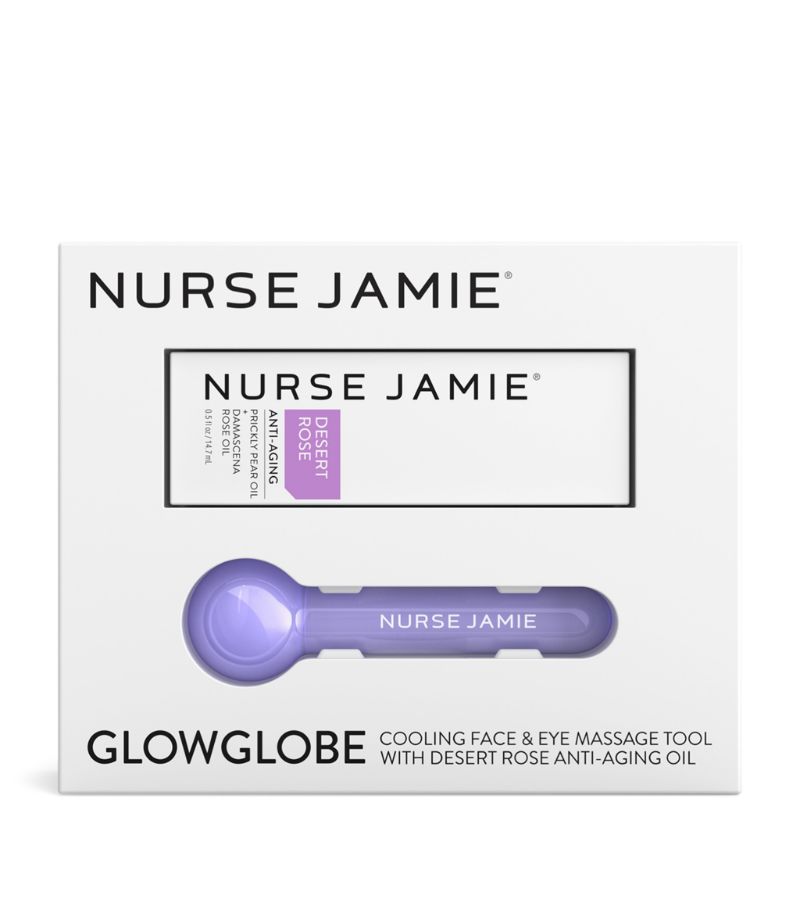 Nurse Jamie Nurse Jamie Glowglobe Cooling Face & Eye Massage Tool With Desert Rose Anti-Aging Oil (15Ml)