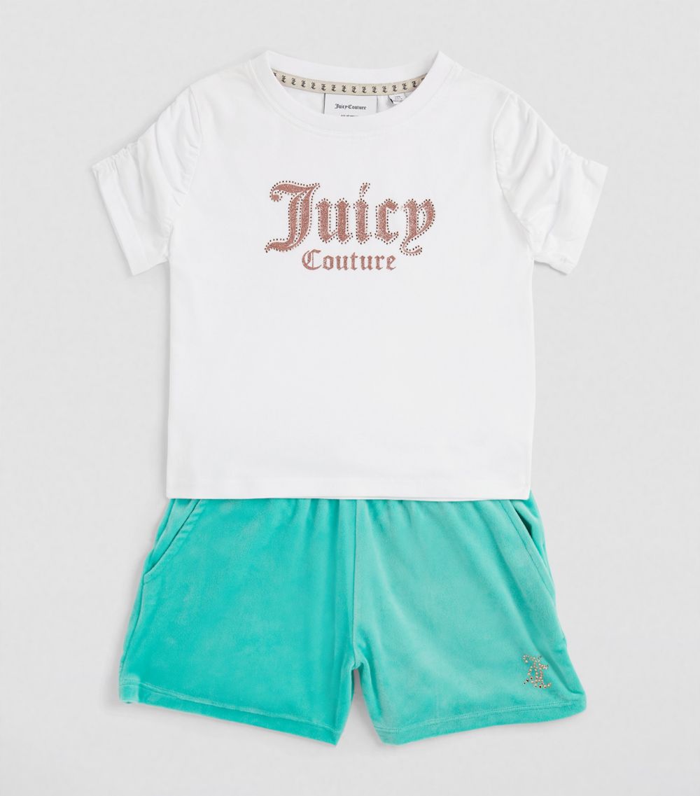 Juicy Couture Kids Juicy Couture Kids T-Shirt And Shorts Set (7-16 Years)