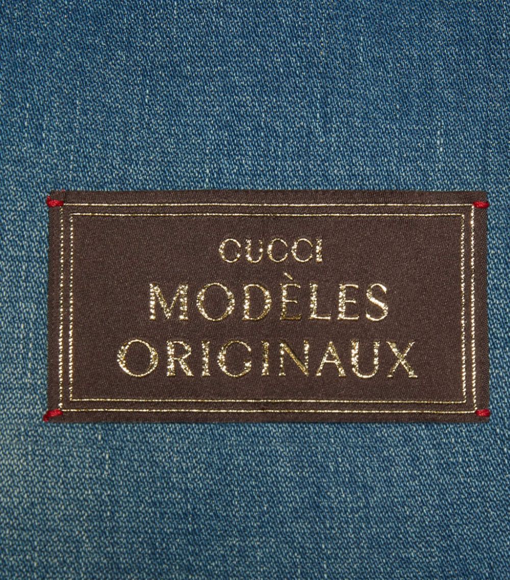 Gucci Gucci Logo-Detail Flared Jeans