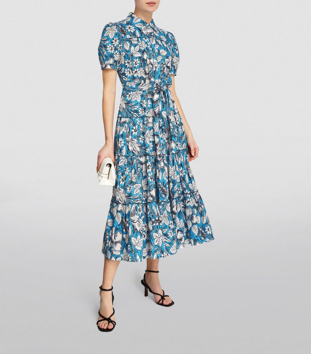 Dvf Diane Von Furstenberg Dvf Diane Von Furstenberg Tiered Midi Dress