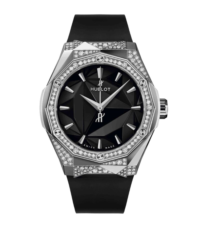 Hublot Hublot Titanium And Diamond Classic Fusion Orlinski Watch 40Mm