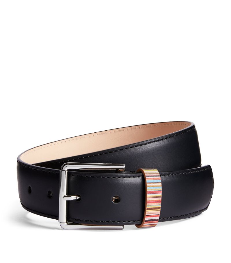 Paul Smith Paul Smith Leather Signature Stripe Belt