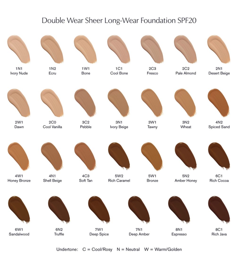 Estée Lauder Estée Lauder Double Wear Sheer Long-Wear Foundation Spf20 (30Ml)