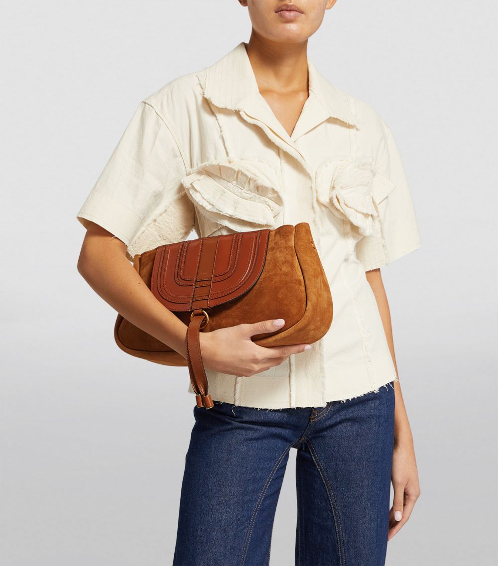 Chloé Chloé Suede Marcie Clutch Bag