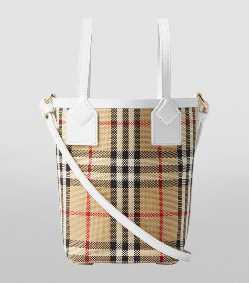 Burberry Burberry Mini Check London Tote Bag