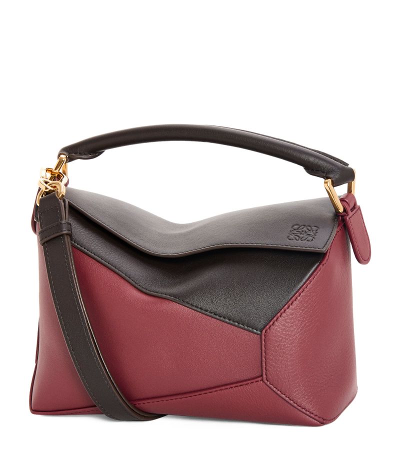 Loewe Loewe Small Leather Puzzle Edge Top-Handle Bag