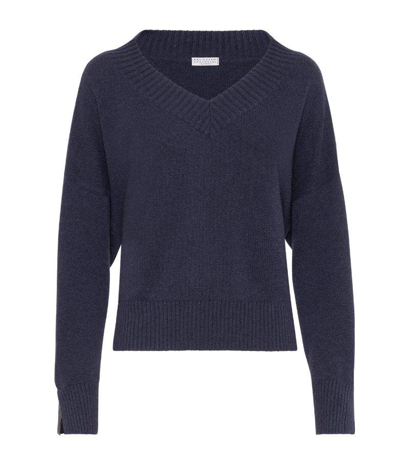 Brunello Cucinelli Brunello Cucinelli Cashmere V-Neck Sweater