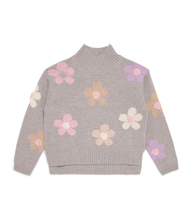 Il Gufo Il Gufo Wool Flower Sweater (3-12 Years)