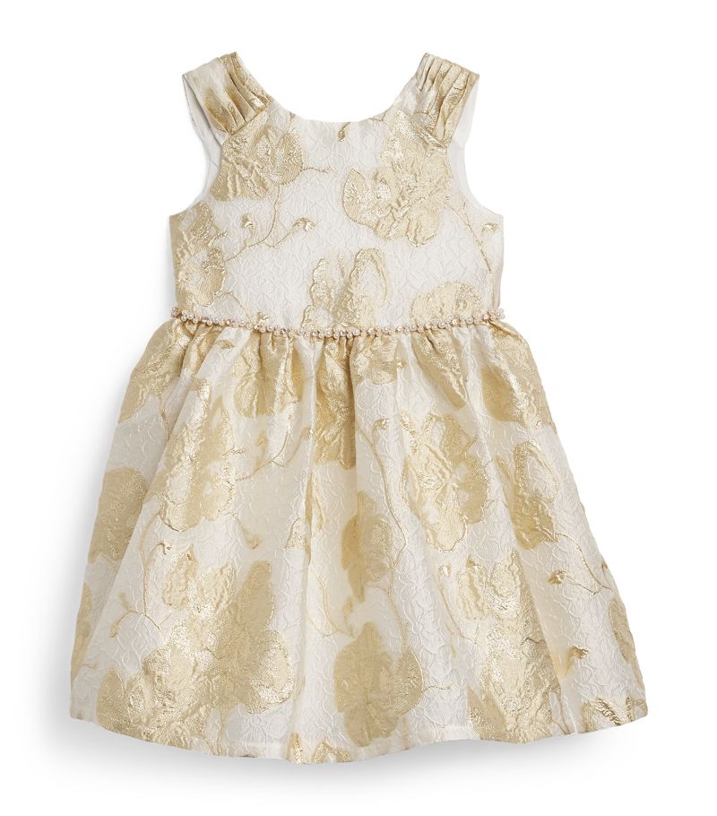 David Charles David Charles Embellished Damask Floral Dress (3-8 Years)