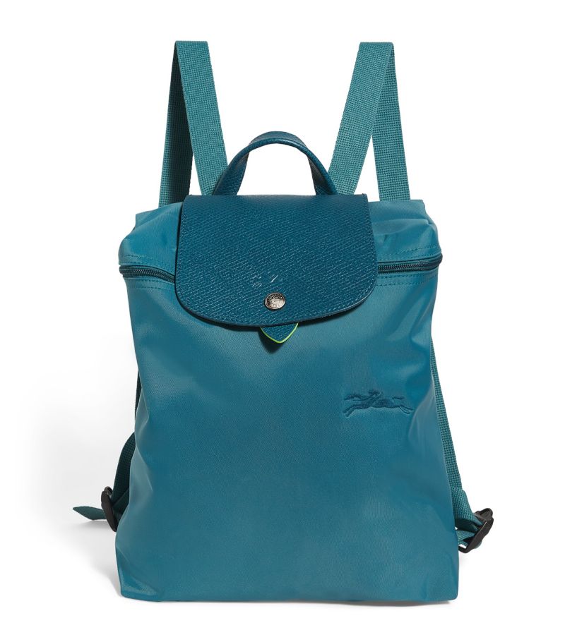  Longchamp Medium Le Pliage Green Backpack