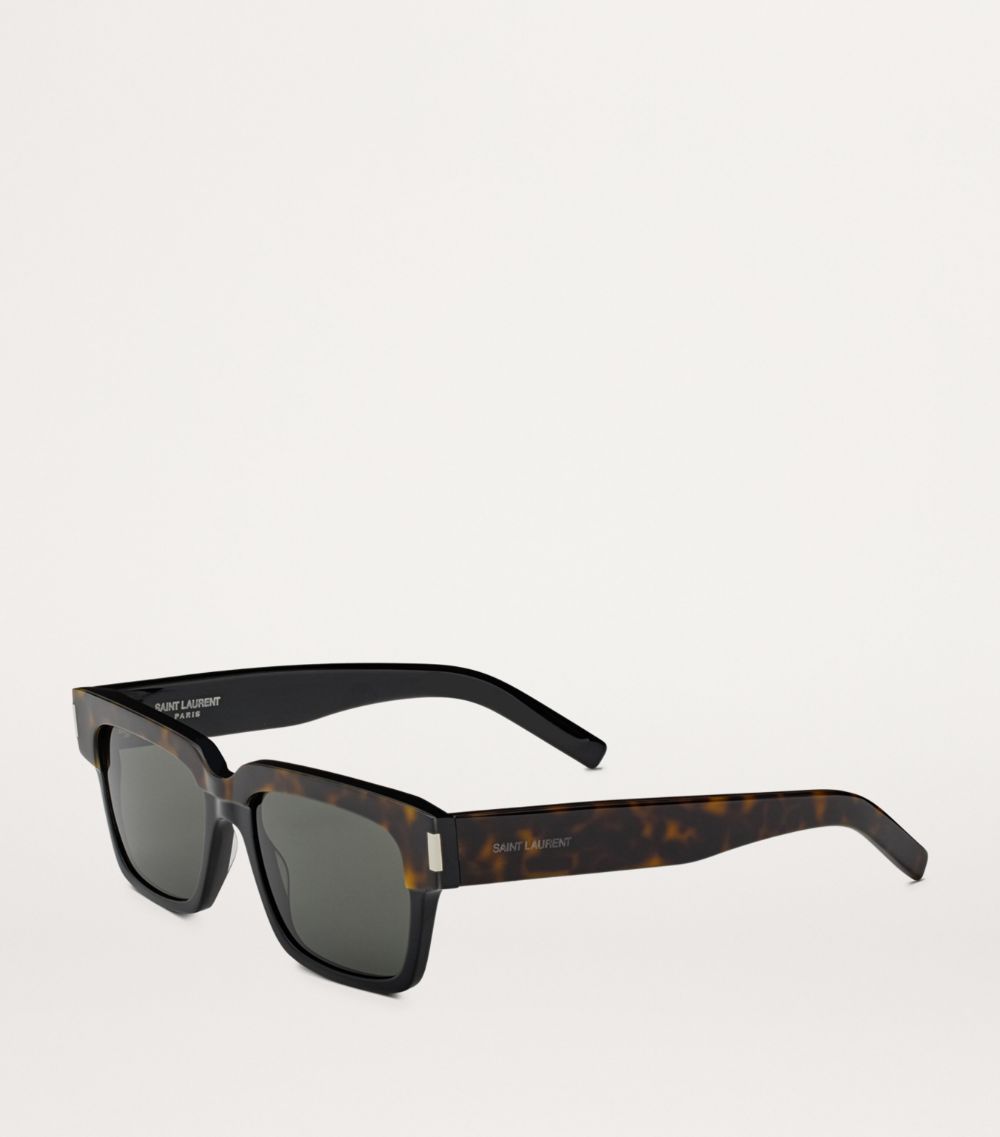 Saint Laurent Saint Laurent Rectangular Wellington Sunglasses