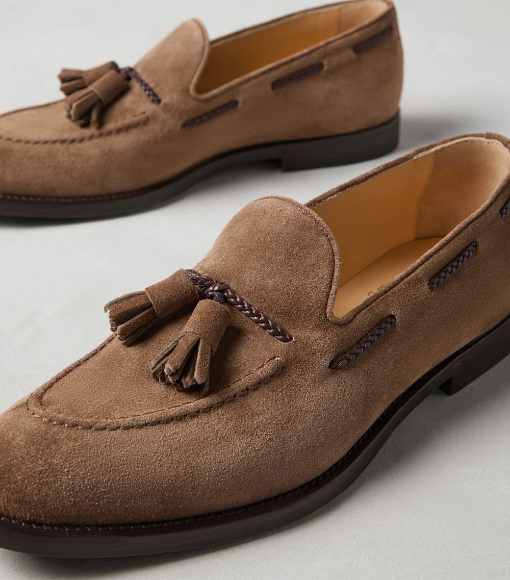 Brunello Cucinelli Brunello Cucinelli Suede Tassel Loafers