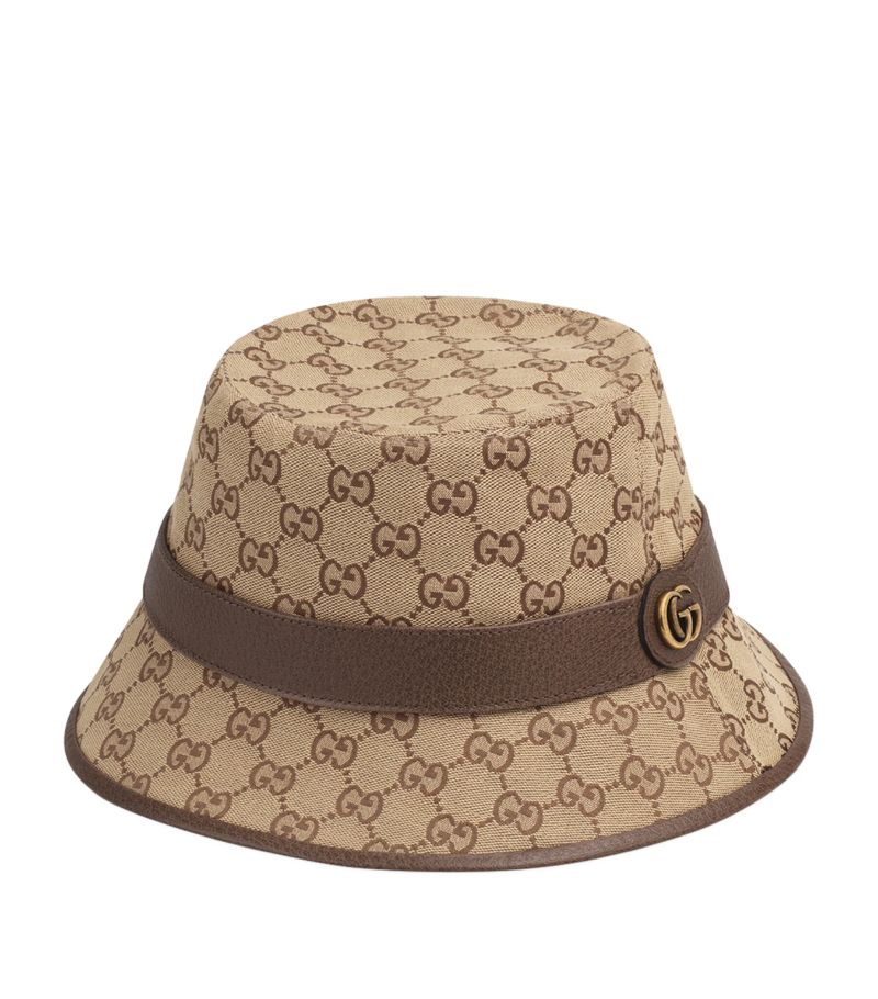 Gucci Gucci Canvas Gg Supreme Bucket Hat