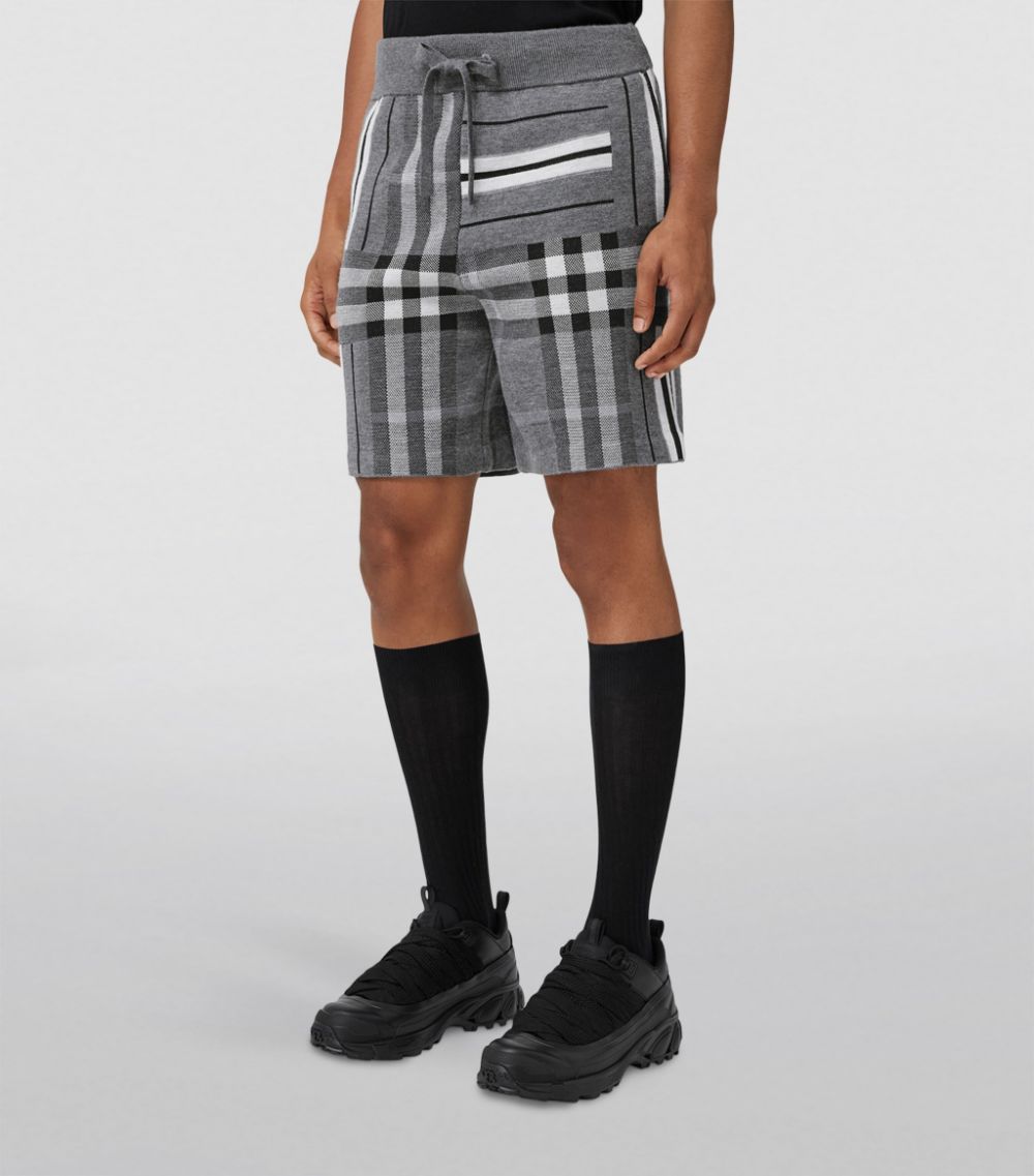 Burberry Burberry Wool-Blend Check Shorts