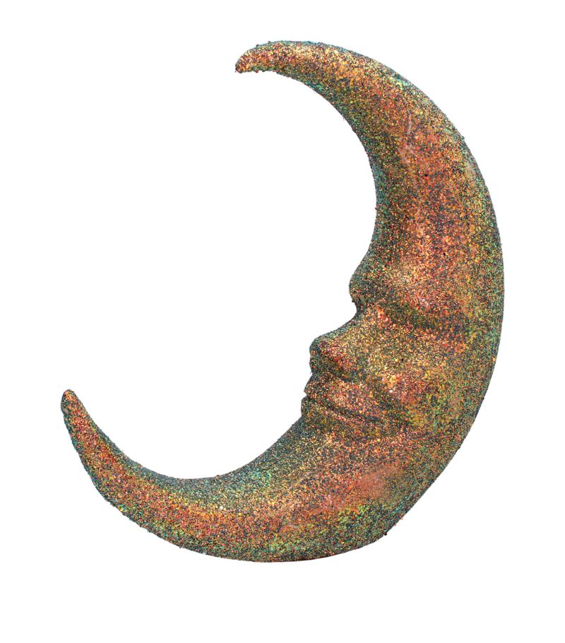 Gisela Graham Gisela Graham Glitter Moon Decoration