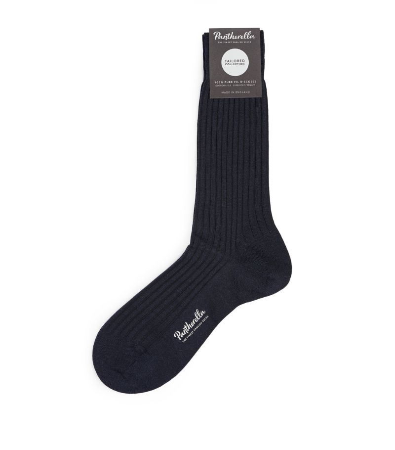 Pantherella Pantherella Wool-Blend Ribbed Socks