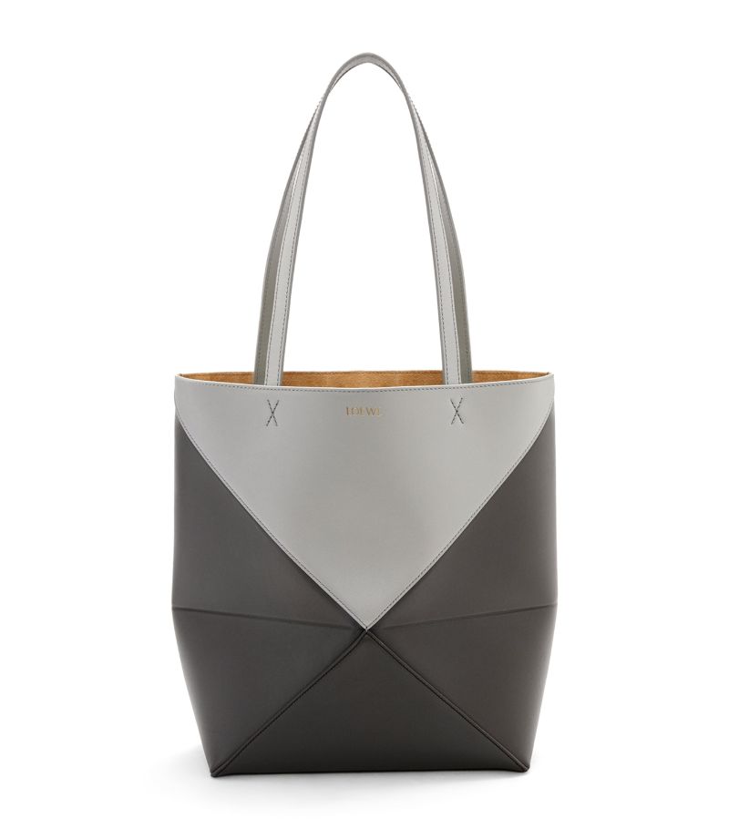 Loewe Loewe Medium Leather Puzzle Fold Tote Bag