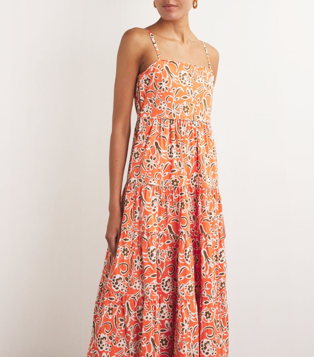 Me+Em Me+Em Cotton Floral Print Maxi Dress