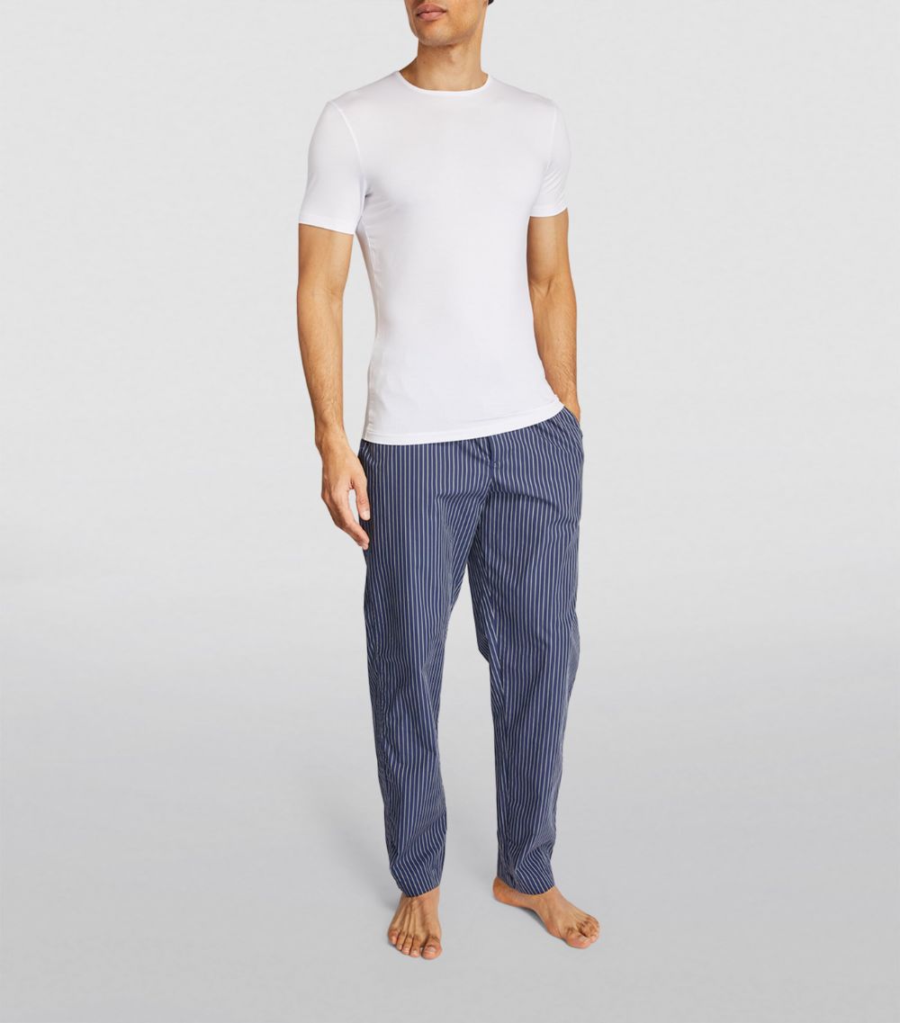 Hanro Hanro Cotton Pinstripe Pyjama Trousers