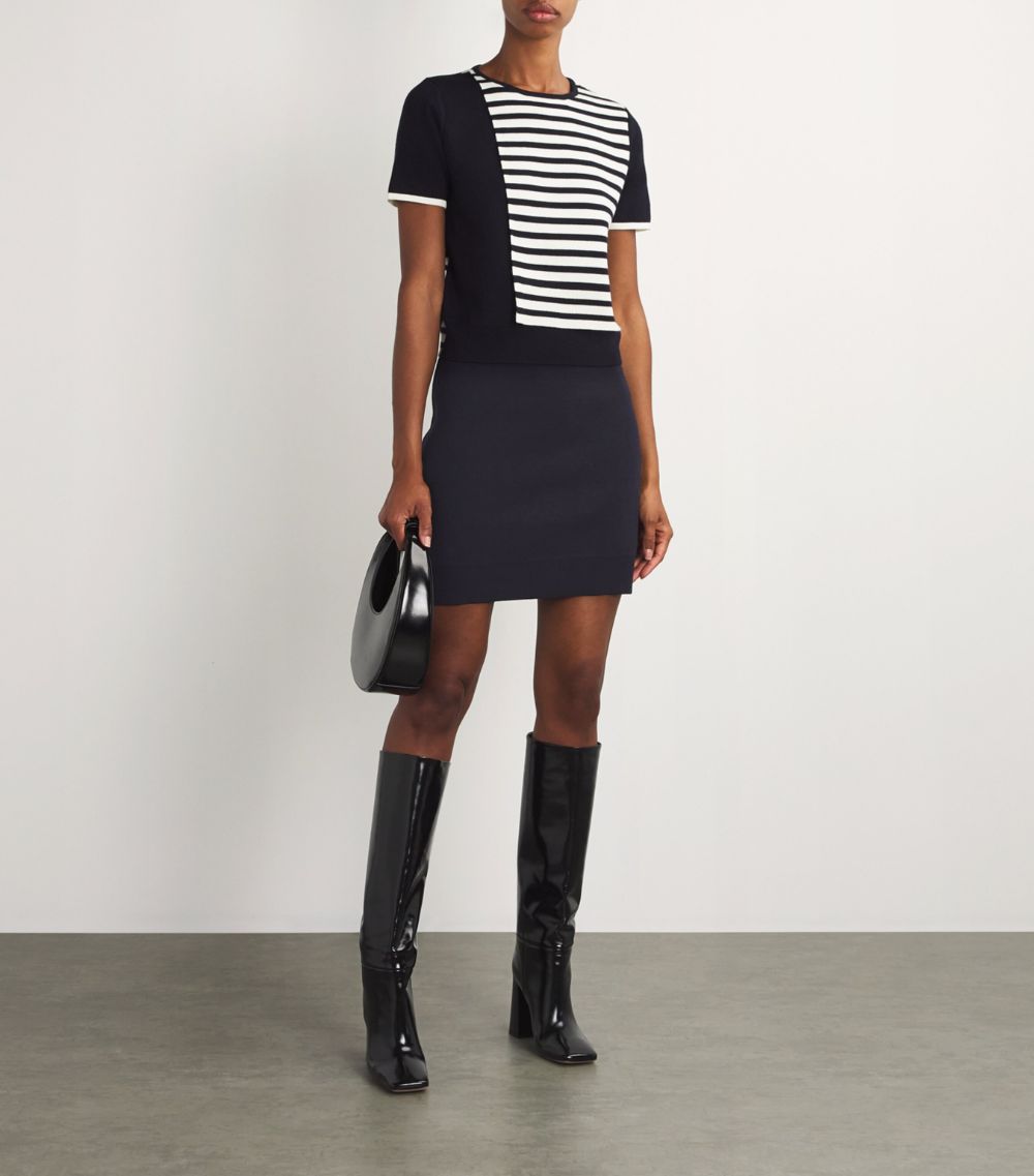  Claudie Pierlot Wool-Blend Mini Skirt