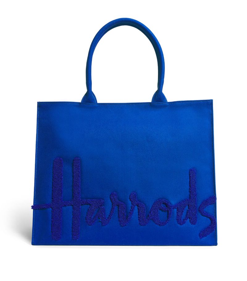 Harrods Harrods Large Cotton Logo Tote Bag