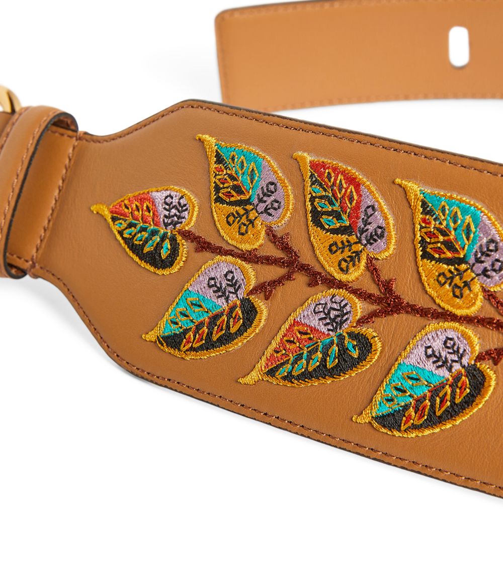 Etro ETRO Leather Embroidered Belt