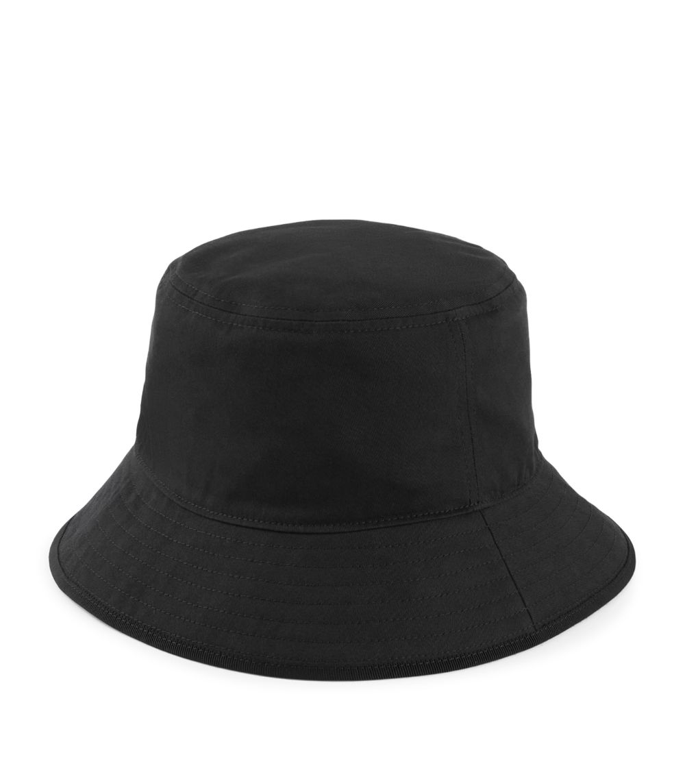 Gucci Gucci Cotton Embroidered Logo Bucket Hat