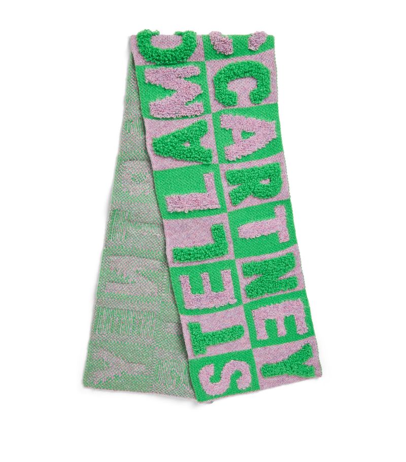 Stella McCartney Kids Stella Mccartney Kids Jacquard Logo Scarf