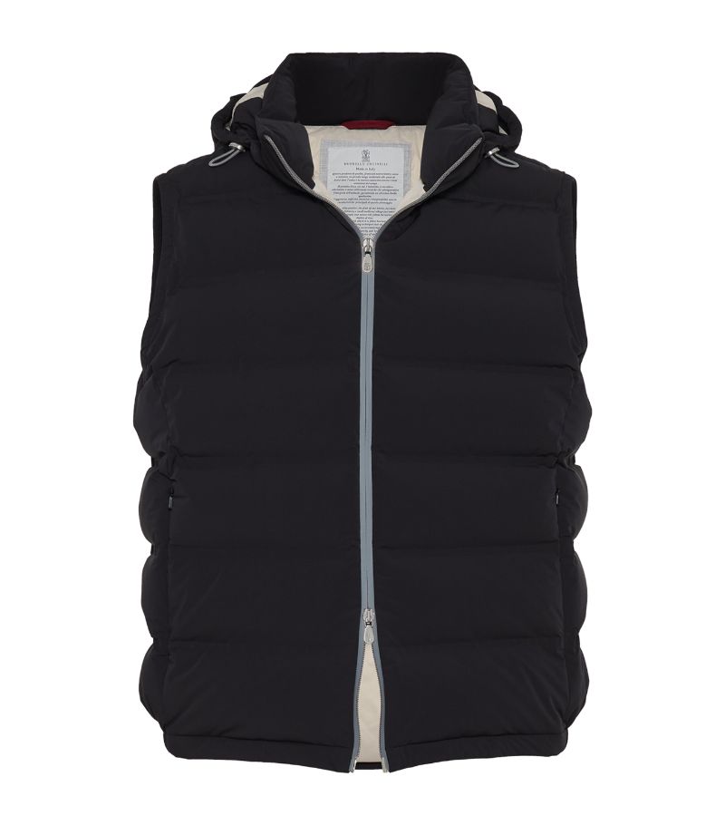 Brunello Cucinelli Brunello Cucinelli Taffeta Down Gilet