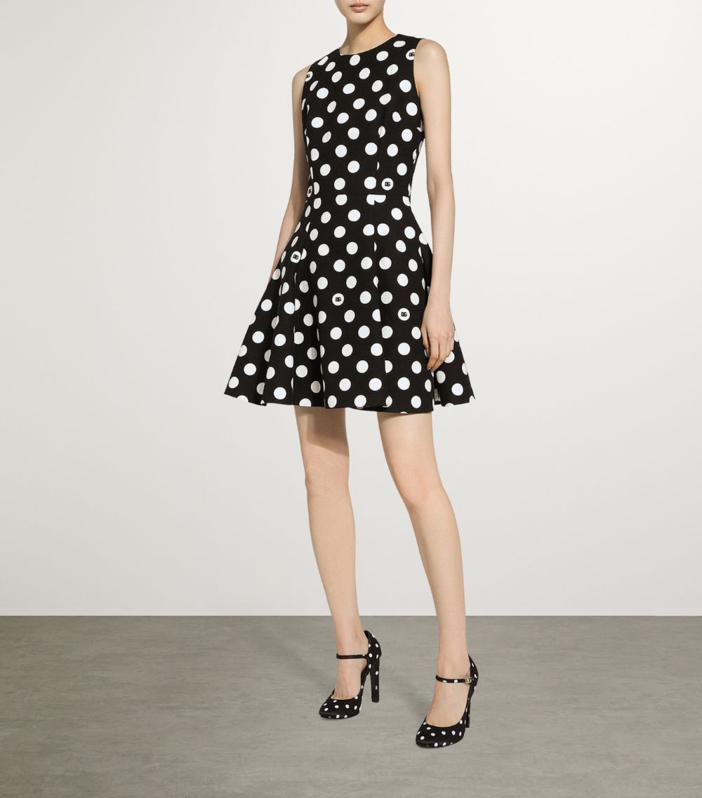 Dolce & Gabbana Dolce & Gabbana Polka-Dot Mini Dress