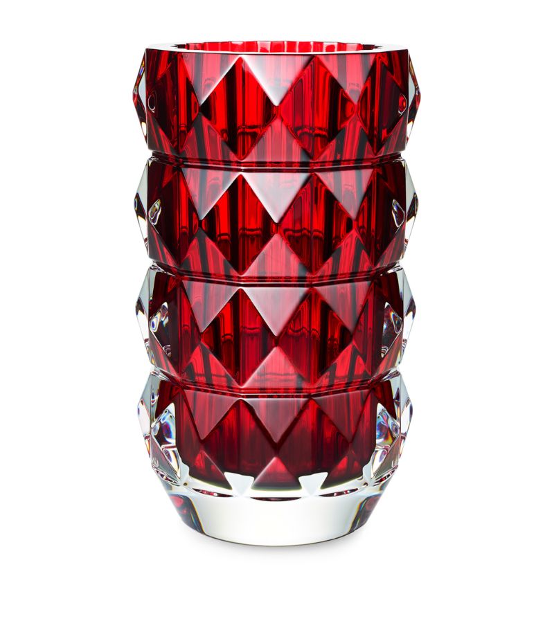 Baccarat Baccarat Louxor Round Red Vase (23 Cm)