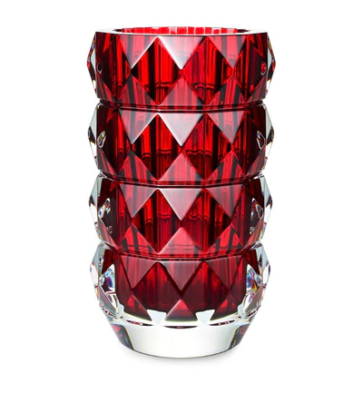 Baccarat Baccarat Louxor Round Red Vase (23 Cm)