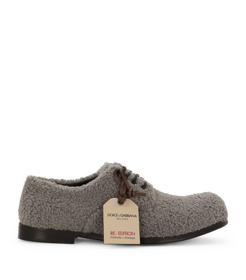 Dolce & Gabbana Dolce & Gabbana Fleece Derby Shoes