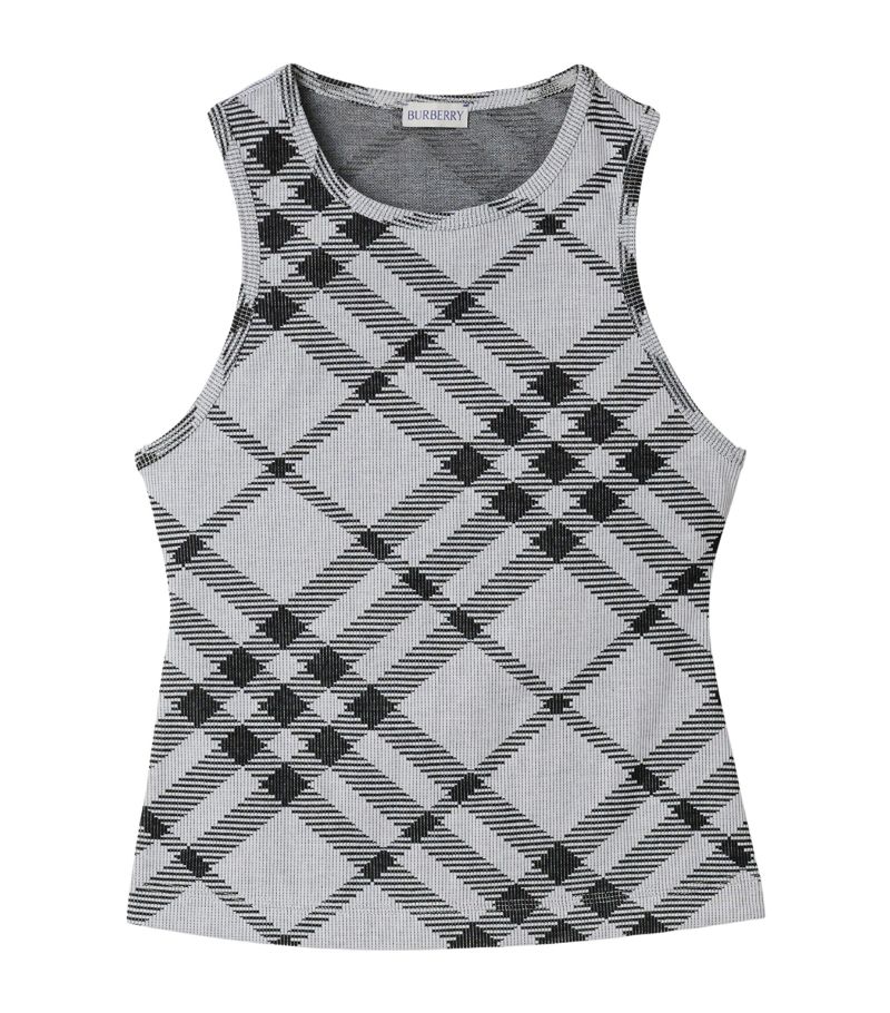 Burberry Burberry Check Tank Top