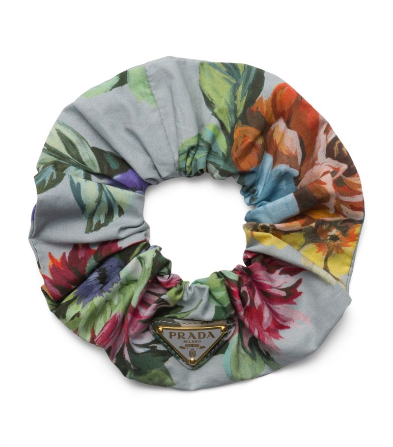 Prada Prada Floral Print Scrunchie