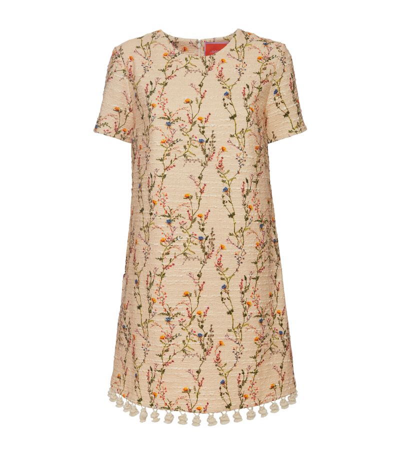 La Doublej La Doublej Embroidered Swing Mini Dress