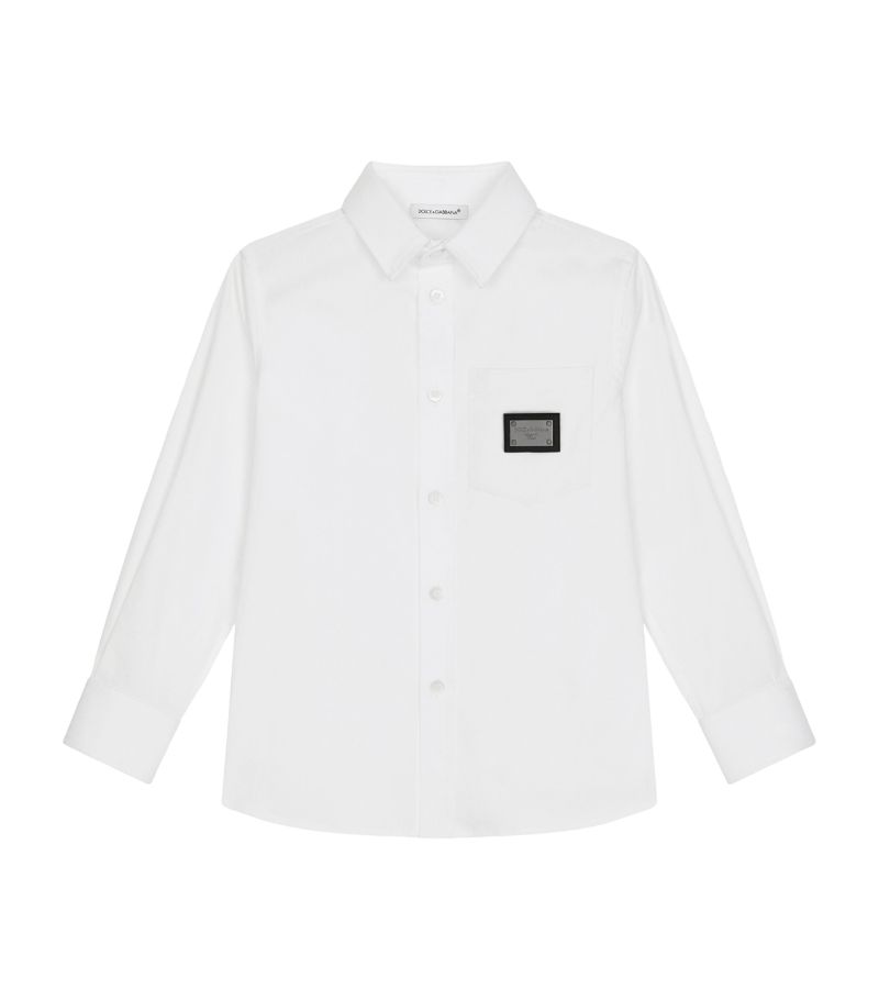 Dolce & Gabbana Dolce & Gabbana Kids Logo Plaque Shirt (2-6 Years)