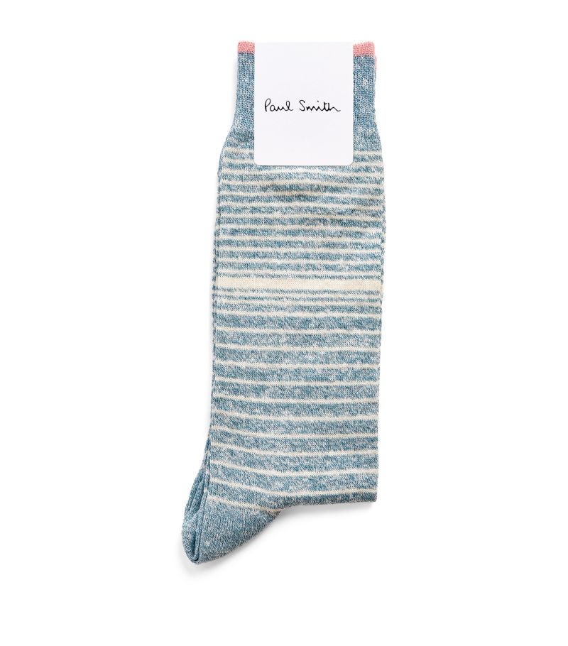 Paul Smith Paul Smith Linen Striped Socks