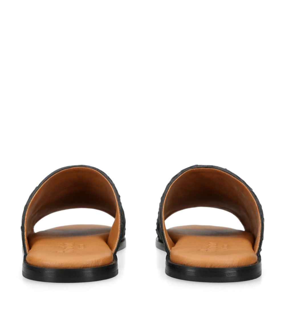 Brotini Brotini Ostrich Leather Sandals