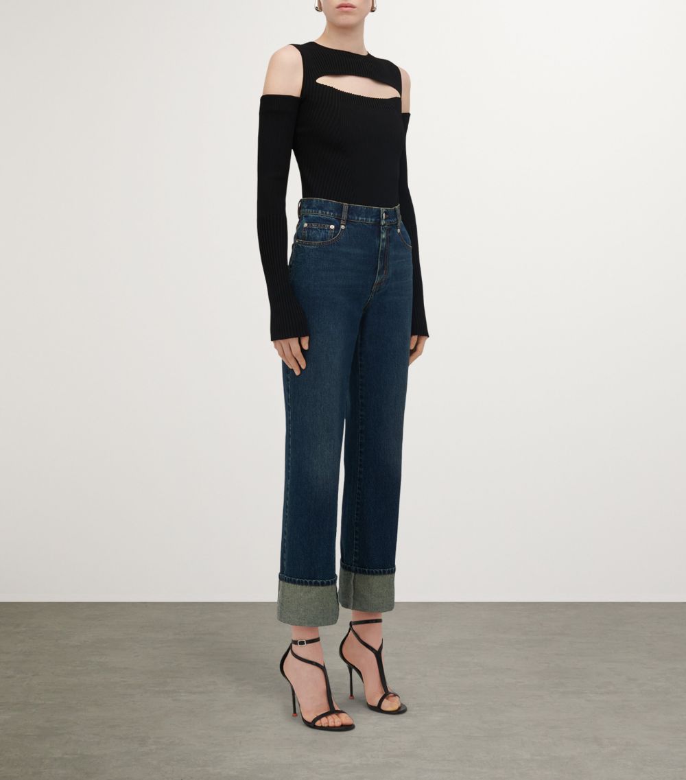 Alexander McQueen Alexander Mcqueen Cold-Shoulder Top