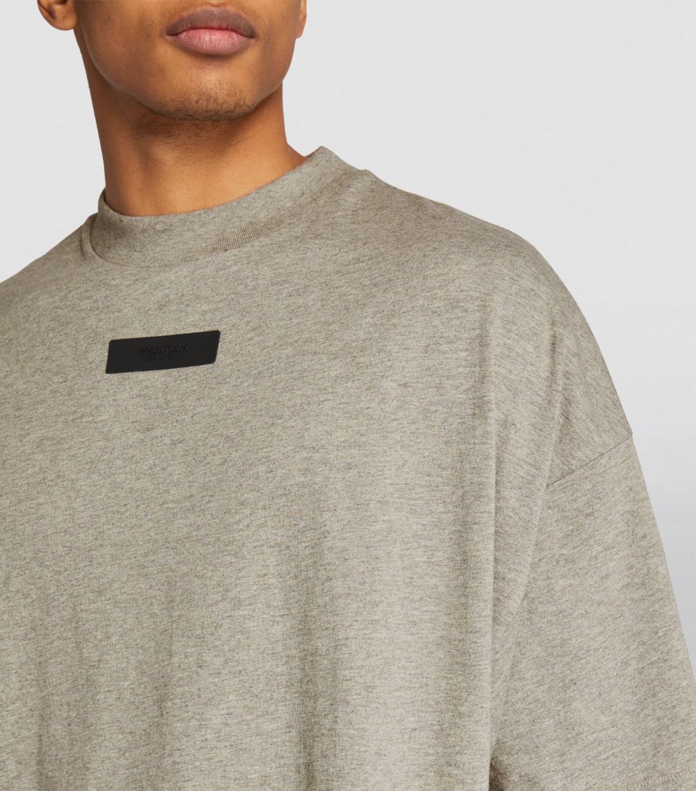 Fear Of God Essentials Fear Of God Essentials Cotton Logo-Patch T-Shirt