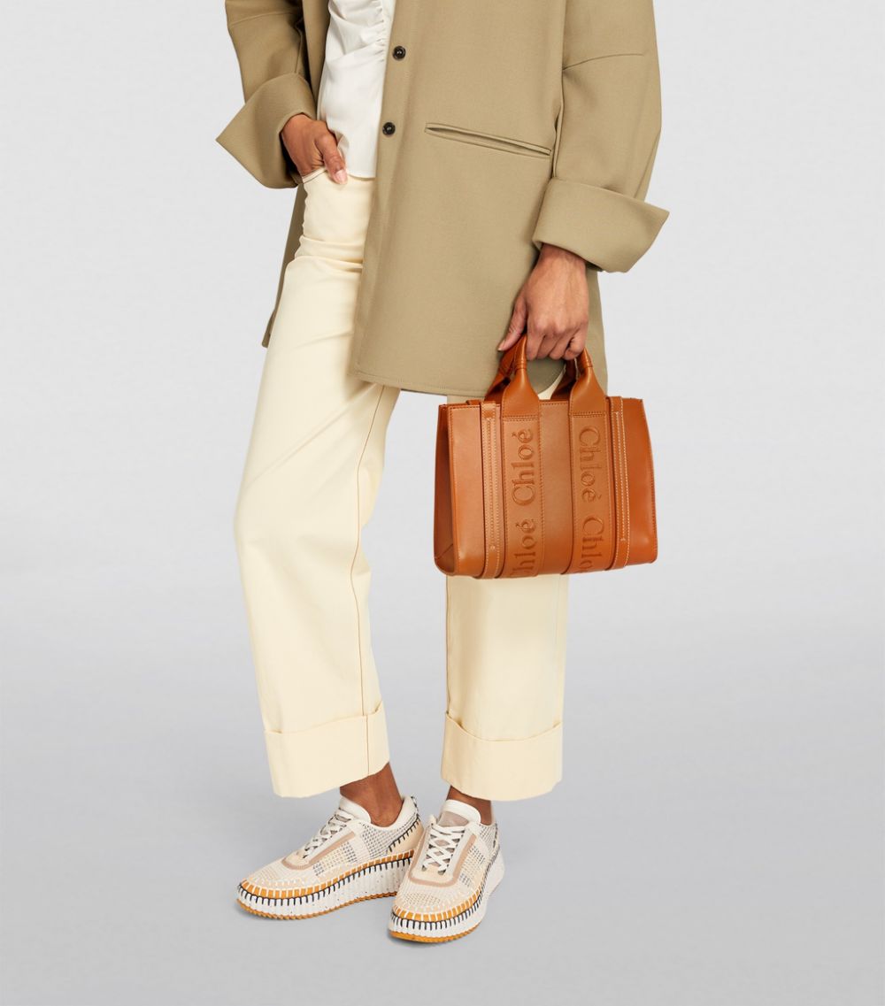 Chloé Chloé Small Leather Woody Tote Bag