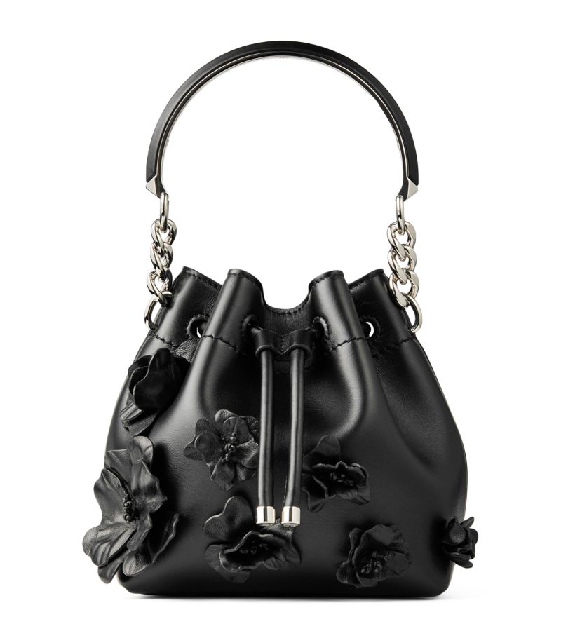 Jimmy Choo Jimmy Choo Leather Bon Bon Bucket Shoulder Bag