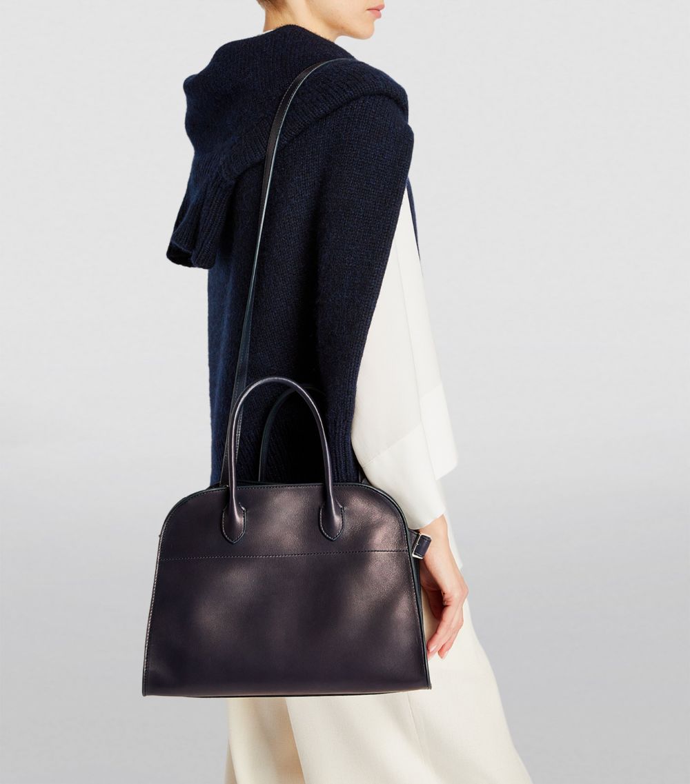 The Row The Row Leather Margaux 12 Top-Handle Bag