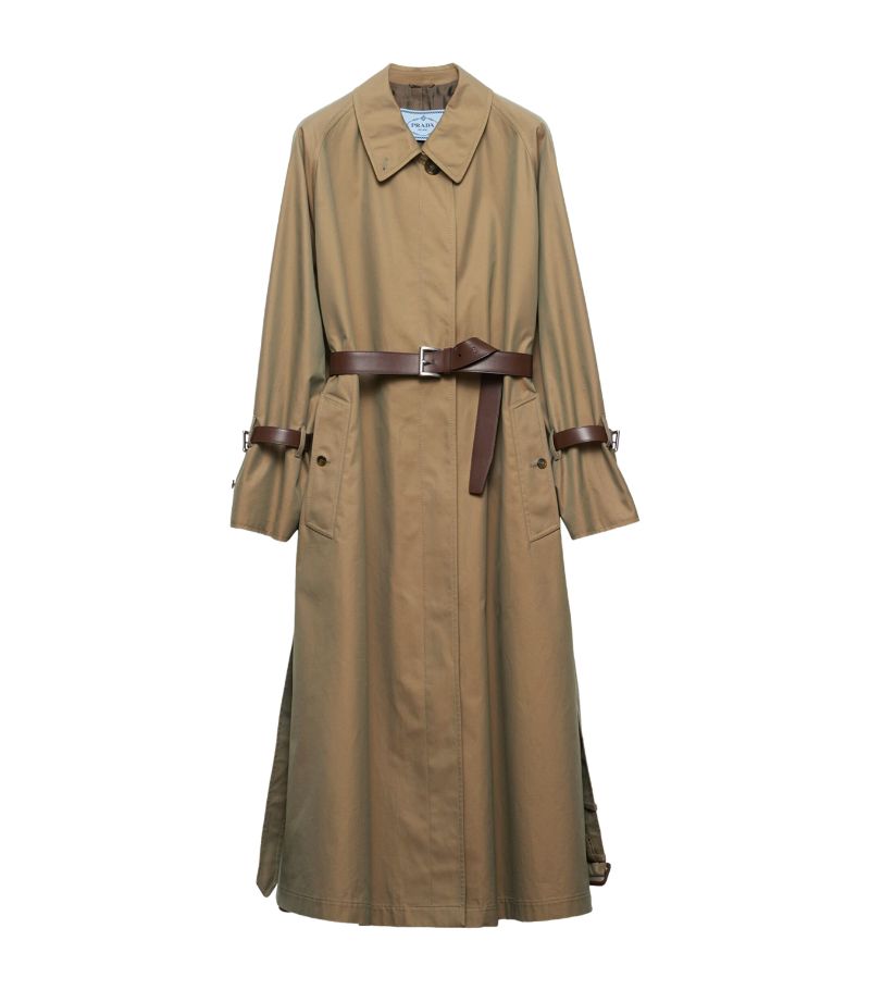 Prada Prada Belted Trench Coat