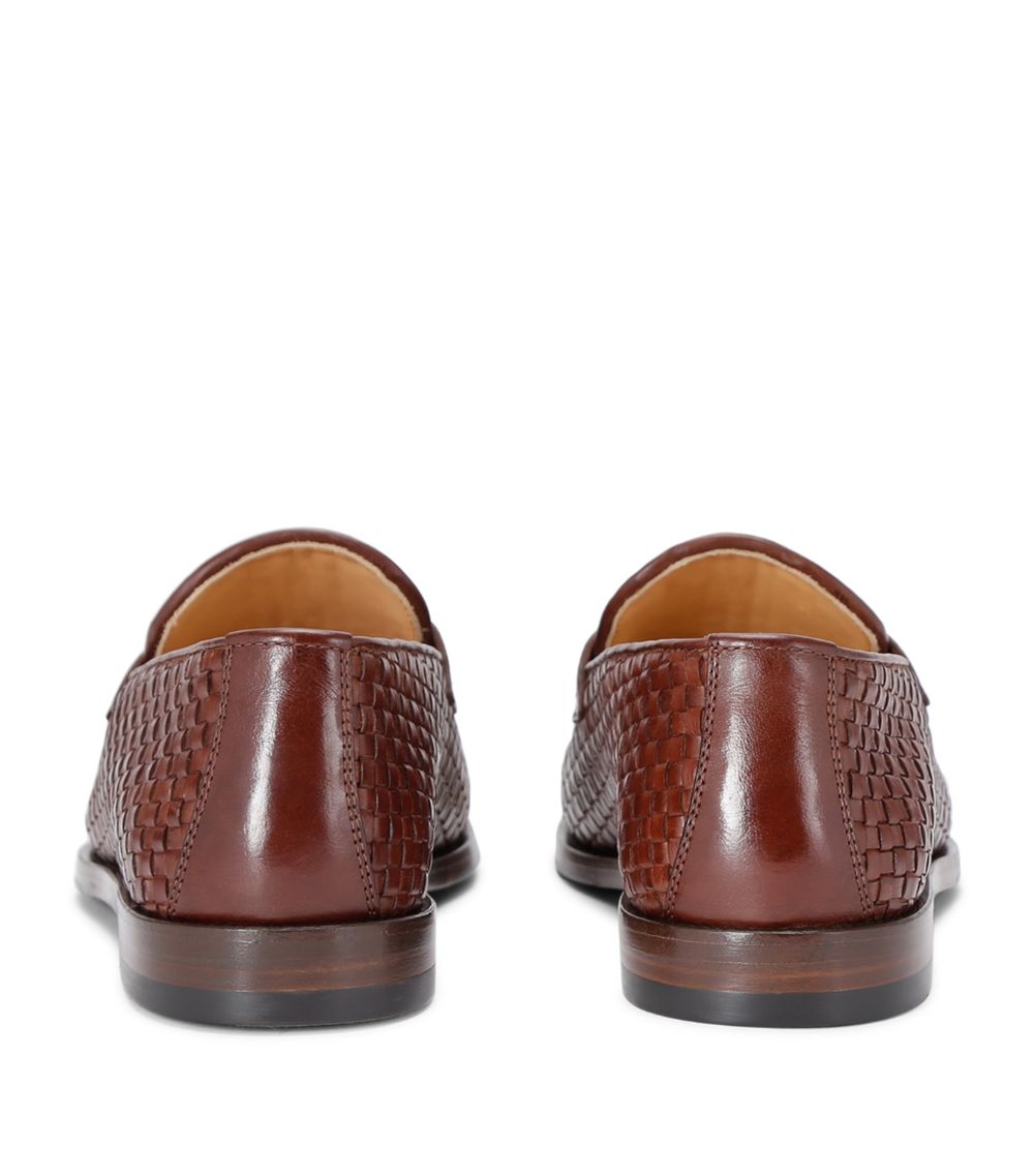 Brunello Cucinelli Brunello Cucinelli Leather Woven Loafers