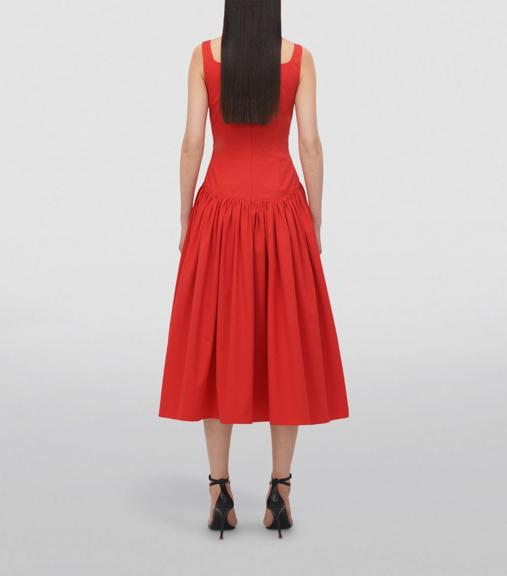 Alexander McQueen Alexander Mcqueen Bustier Midi Dress