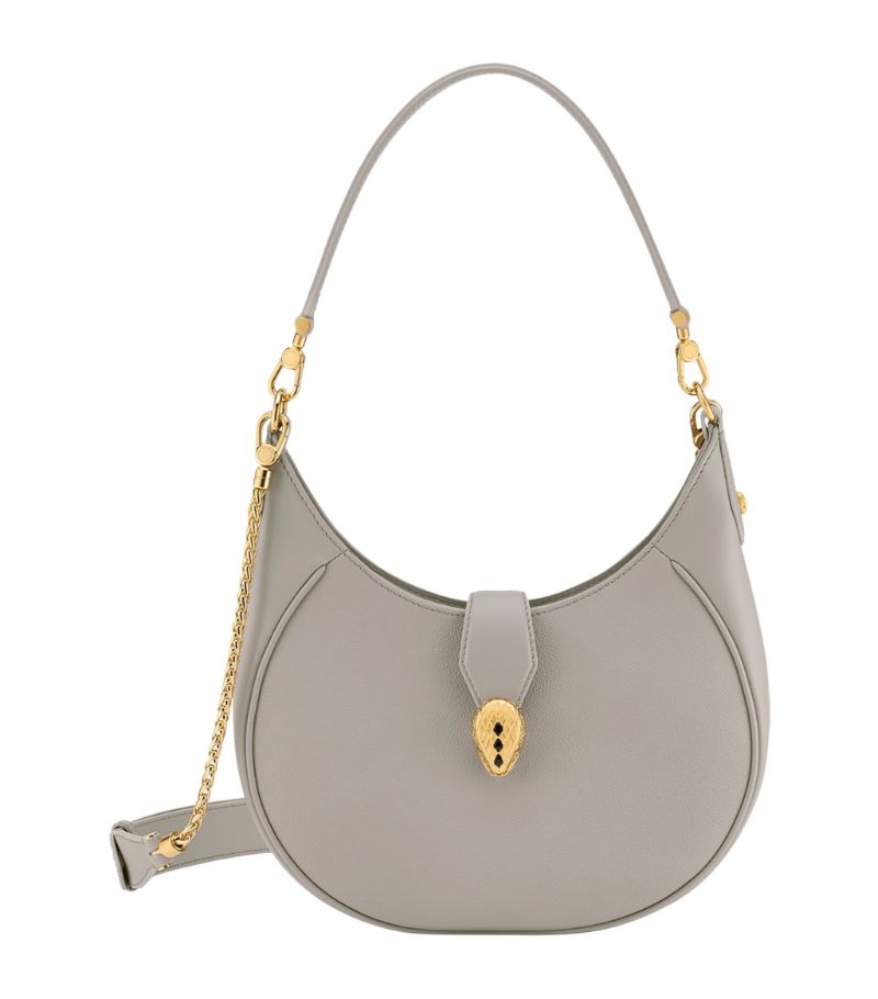 Bvlgari Bvlgari Leather Serpenti Ellipse Cross-Body Bag